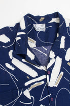 Vintage Paint Strokes Hawaiian Shirt 1993