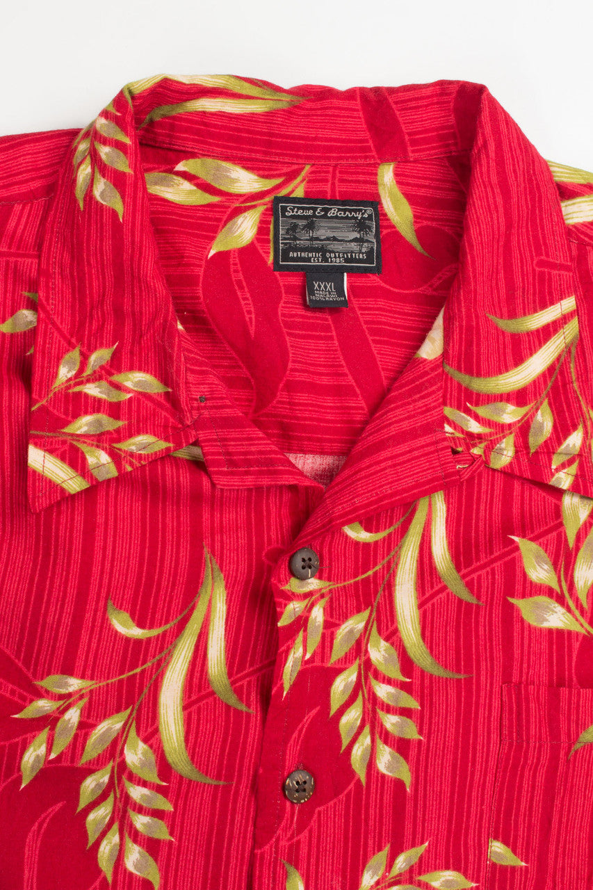 Vintage Red Hawaiian Shirt 1995