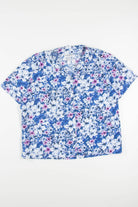 Women's Blue Hawaiian Shirt 2014