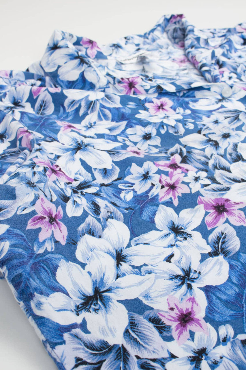 Women's Blue Hawaiian Shirt 2014