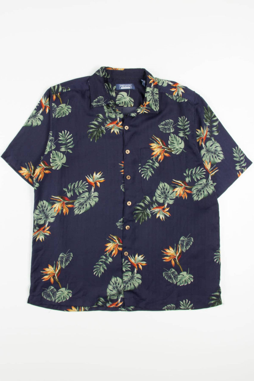 Vintage Monstera Leaves Hawaiian Shirt 2021