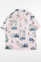 Pastel Pink Surfer Hawaiian Shirt 2031