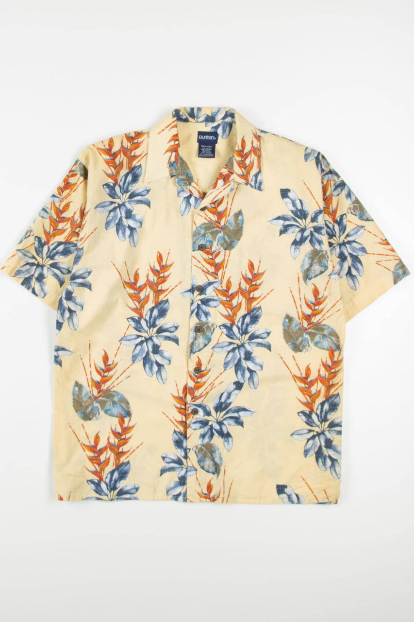 Yellow Puritan Hawaiian Shirt 2032