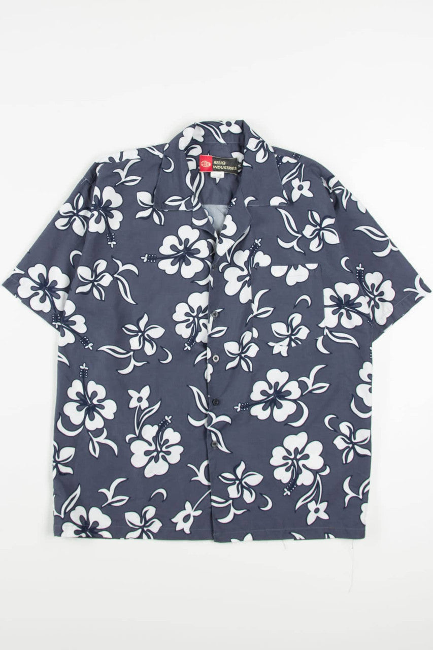 90s Floral Style Hawaiian Shirt 2043