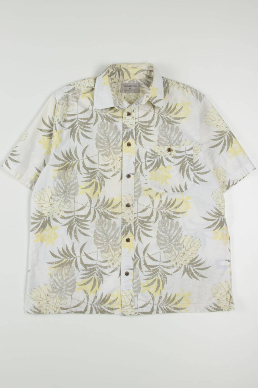 Leaf Print Hawaiian Shirt 2048