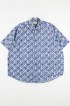 Vintage Checkered Hawaiian Shirt 2051