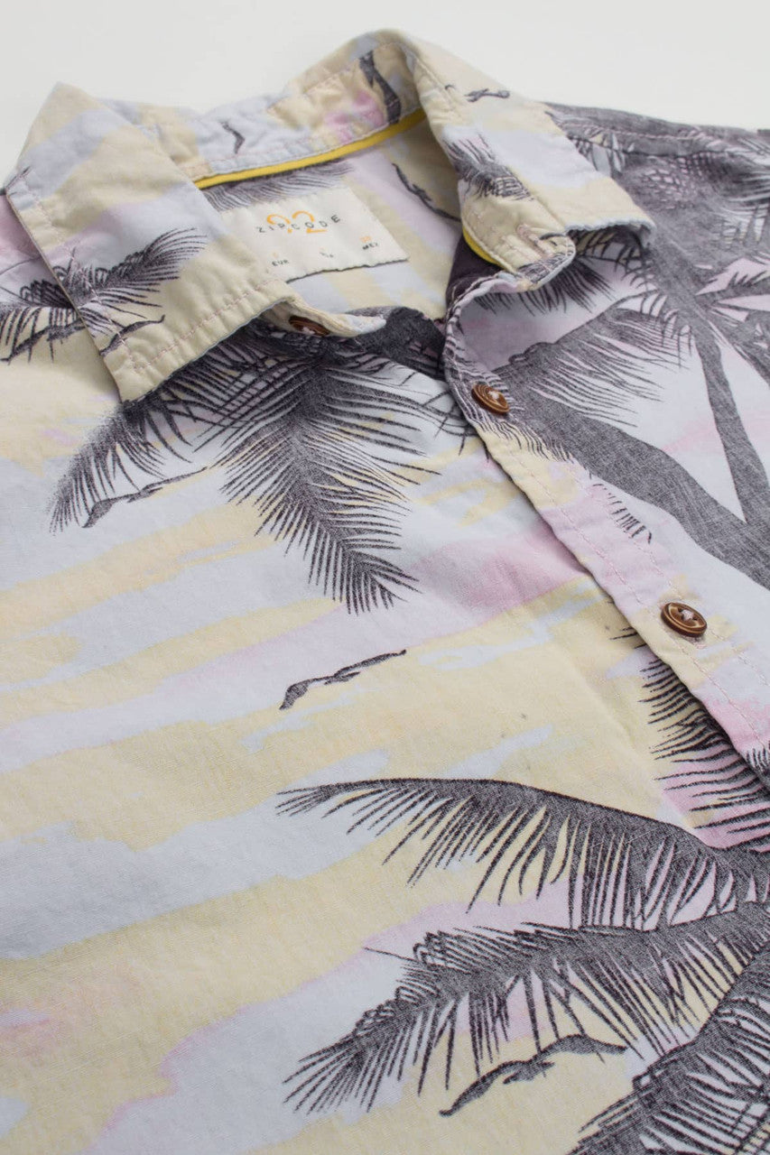 Inside Out Zipcode Hawaiian Button Up Shirt 2054