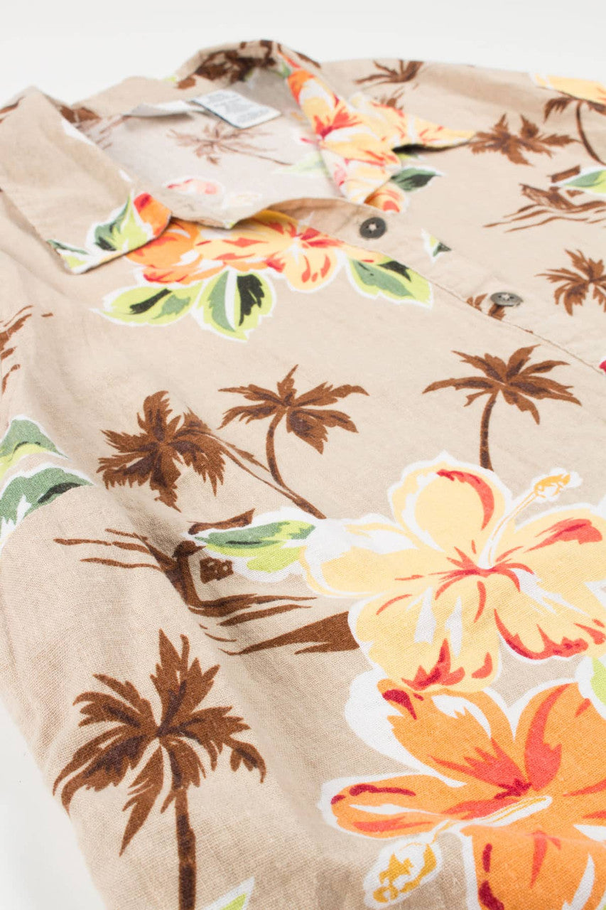 Women's Linen Hawaiian Shirt 2060