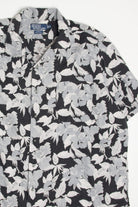 Black Polo By Ralph Lauren Hawaiian Shirt 2073