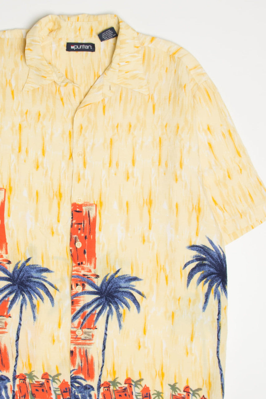 Sky Scraper Hawaiian Shirt 2077