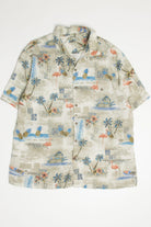 Vintage Flamingo Batik Bay Hawaiian Shirt 2080
