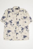 Vintage Inked Palm Trees Hawaiian Shirt 2094