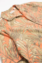 Peach Caribbean Silk Hawaiian Shirt 2109