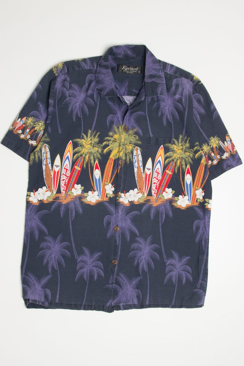 Vintage Surfboard Hawaiian Shirt 2118