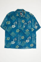 Teal Tropics Hawaiian Shirt 2121
