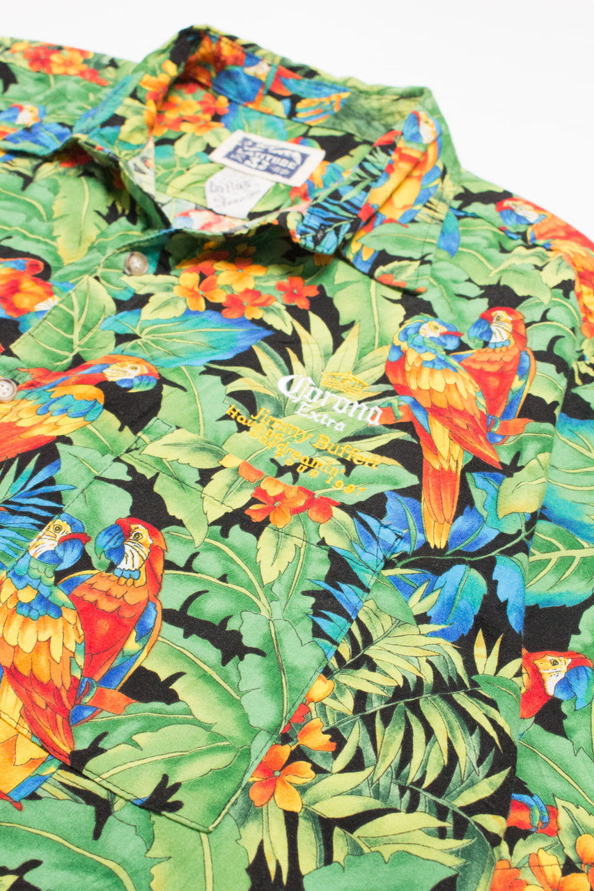 Embroidered Jimmy Buffett Tour 1997 Hawaiian Shirt