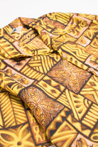 Vintage Mustard Islander Hawaiian Shirt 2124