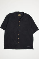 Embroidered Tropics Silk Hawaiian Shirt 2129