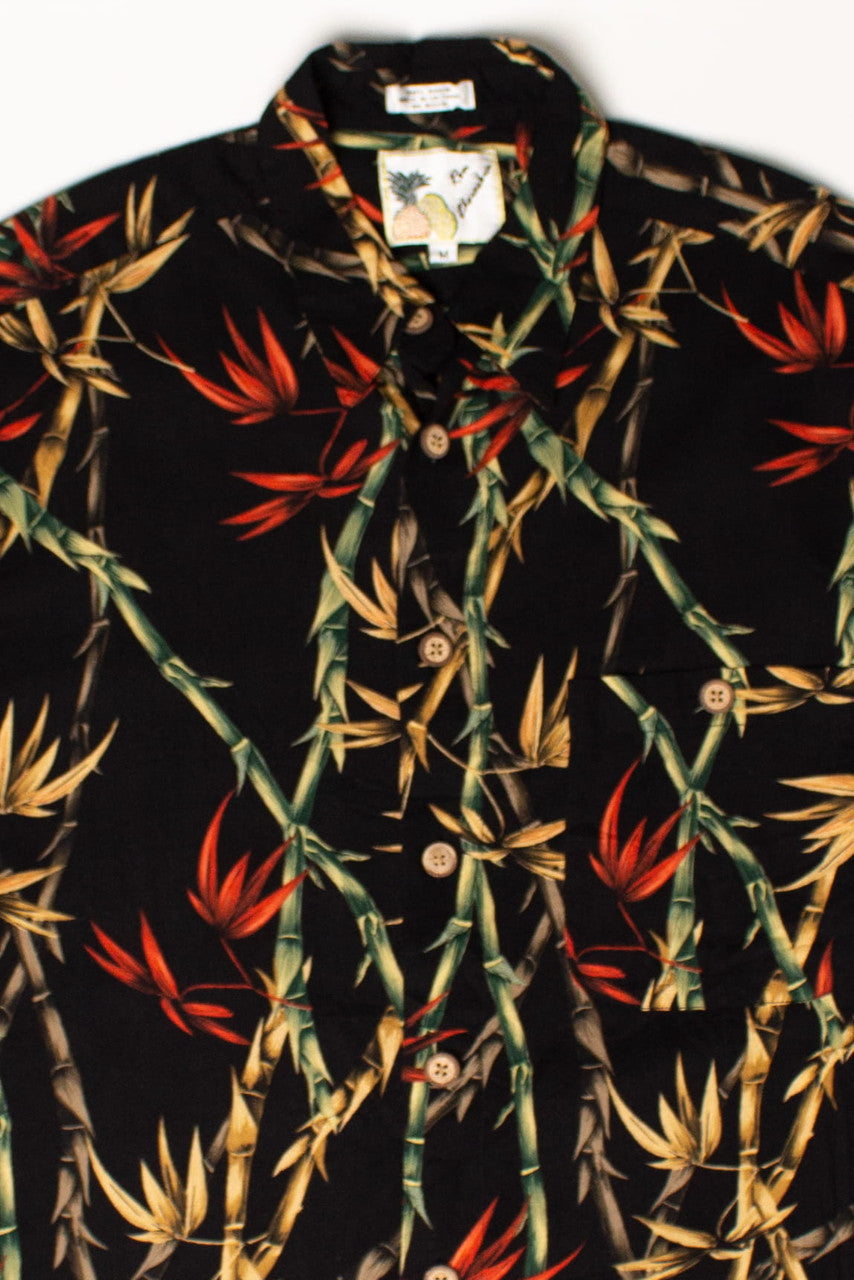 Vintage Ron Chereskin Bamboo Hawaiian Shirt