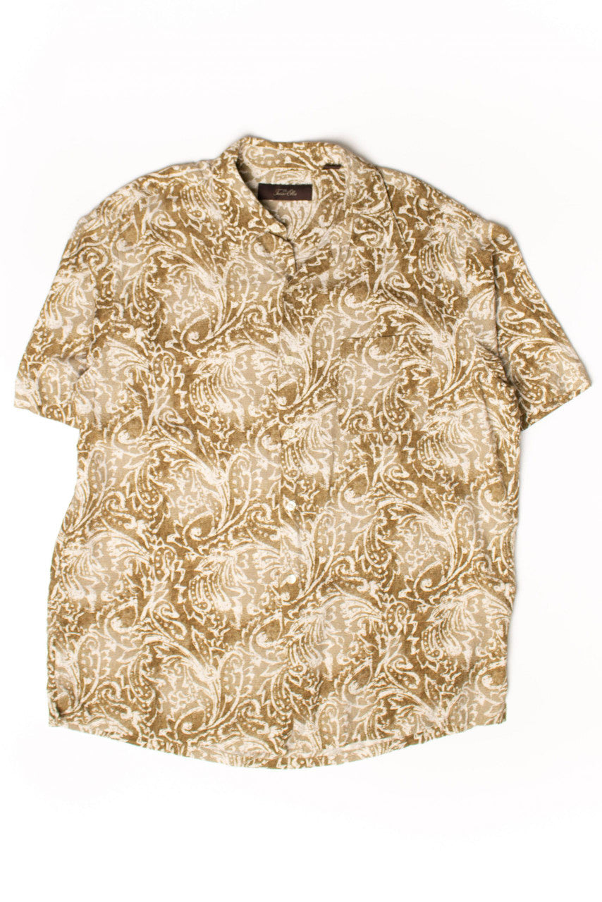 Vintage Silk Paisley Hawaiian Shirt