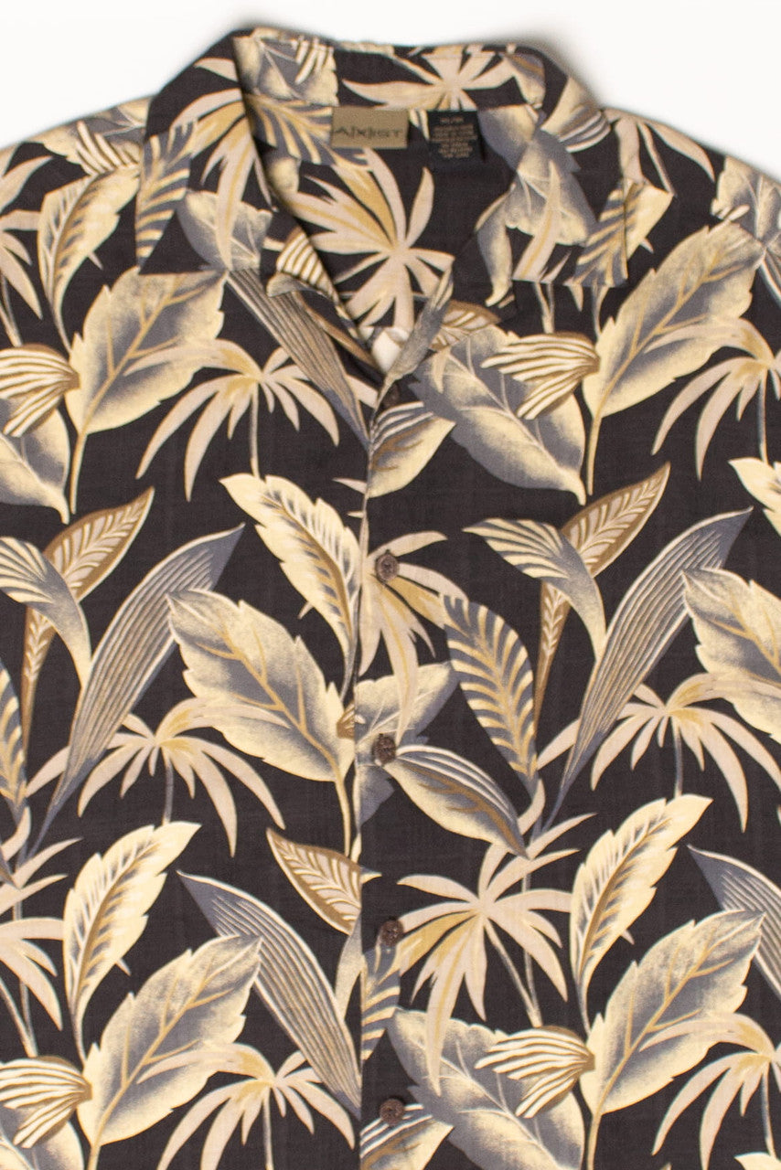 Vintage Large Leaves Hawaiian Shirt