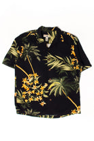 Vintage Black Palms Hawaiian Shirt