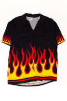 Vintage Classic Flames Hawaiian Shirt