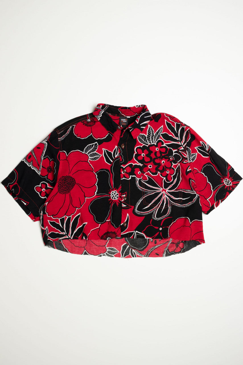 Cropped Squish Wear Hawaiian Shirt