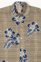 Sage Green Floral Hawaiian Shirt