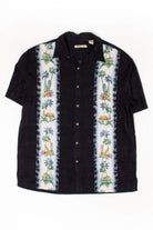 Surfboard Stripes Hawaiian Bowling Shirt