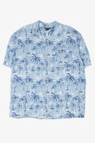 Light Blue Palms Hawaiian Shirt