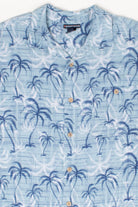 Light Blue Palms Hawaiian Shirt