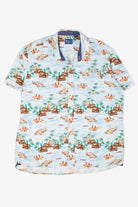 Vintage Tropical Village Hawaiian Shirt