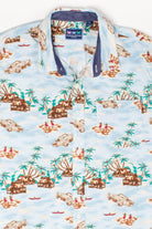 Vintage Tropical Village Hawaiian Shirt