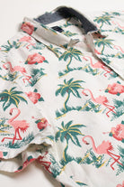 J. Crew Flamingo Hawaiian Shirt