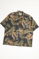 Island Connection Painted Leaves Hawaiian Shirt