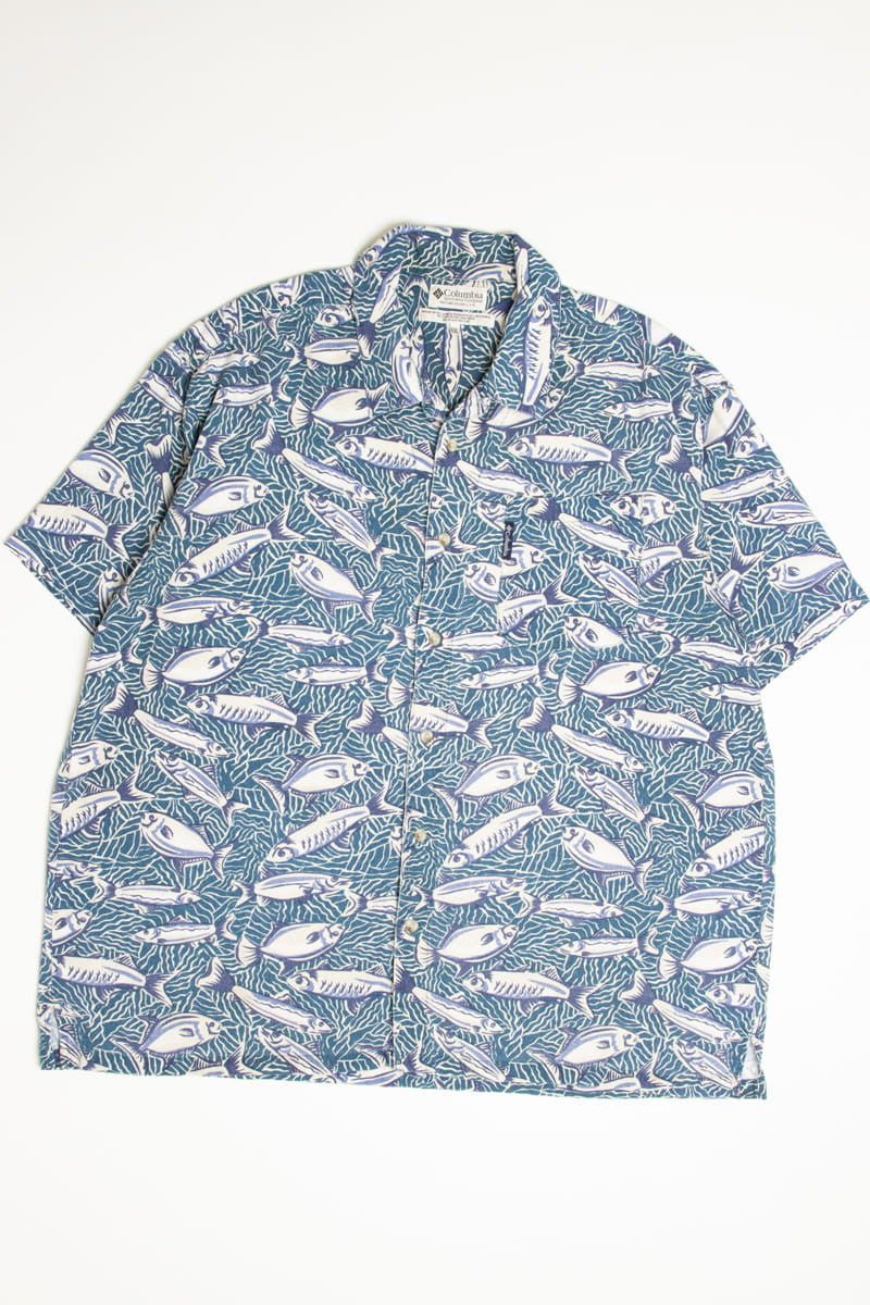 Columbia Fishes Hawaiian Shirt
