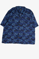 Blue Hula Dancer Hawaiian Shirt