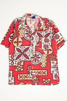 Vintage Red Sears Hawaiian Shirt