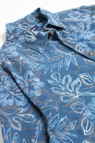 Blue Hibiscus Croft & Barrow Hawaiian Shirt