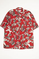 Red Tropical Fruit Pierre Cardin Hawaiian Shirt