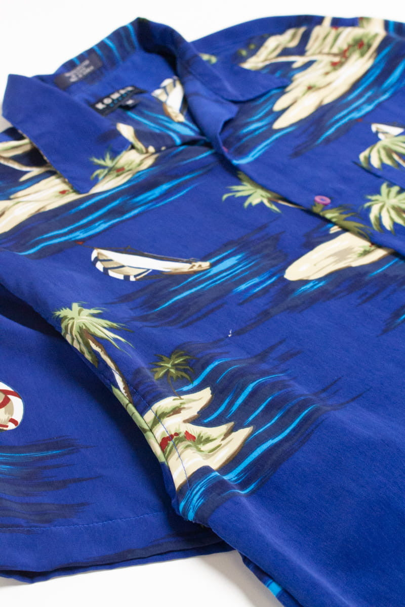 Vintage Tropical Island Koman Sport Hawaiian Shirt