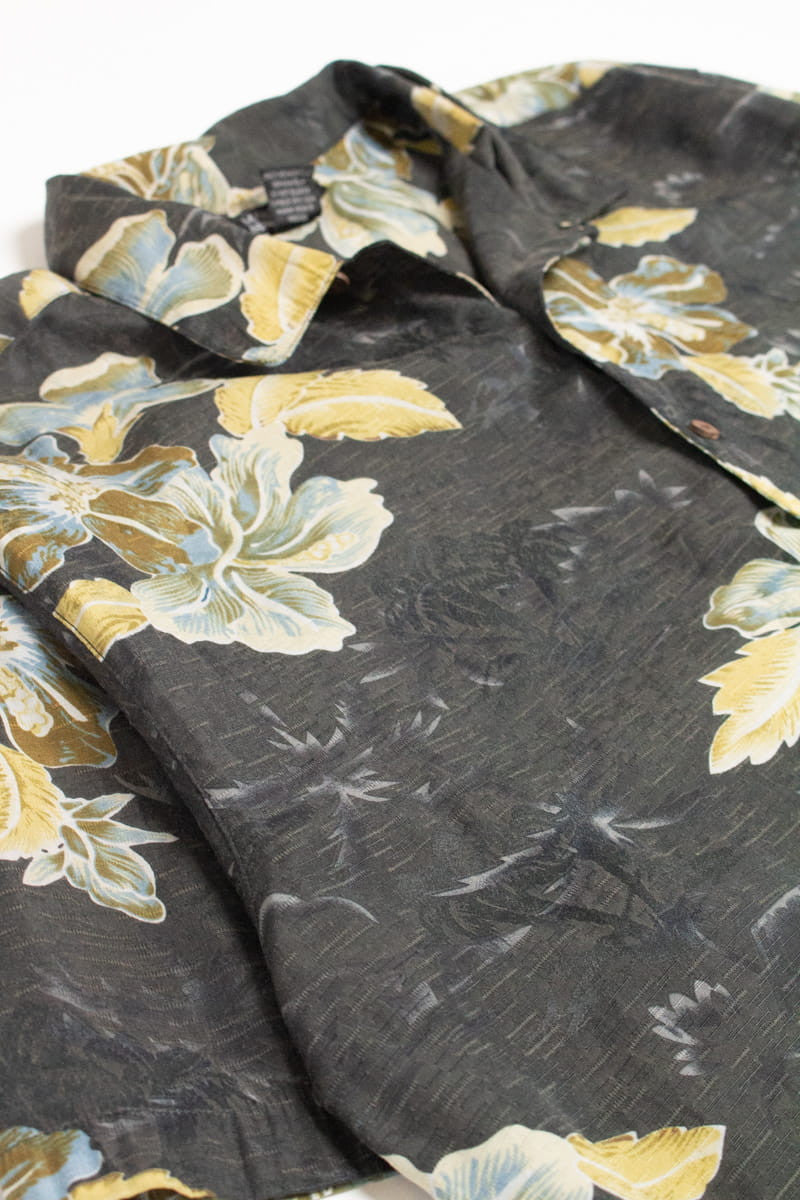 Vintage Beach Hut Montage Collection Hawaiian Shirt