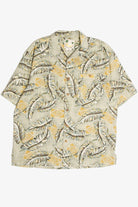 Banana Cabana Silk Hawaiian Shirt