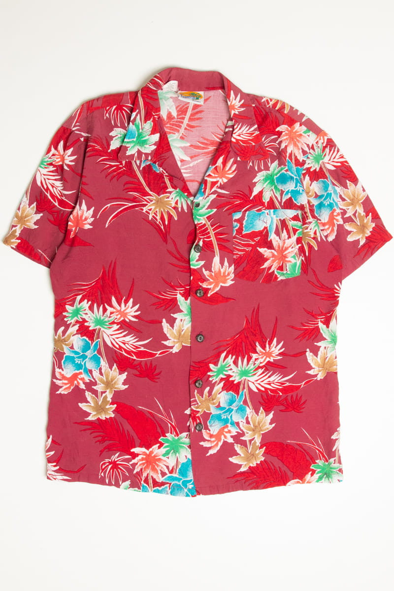 Vintage Red Kennington Hawaiian Shirt