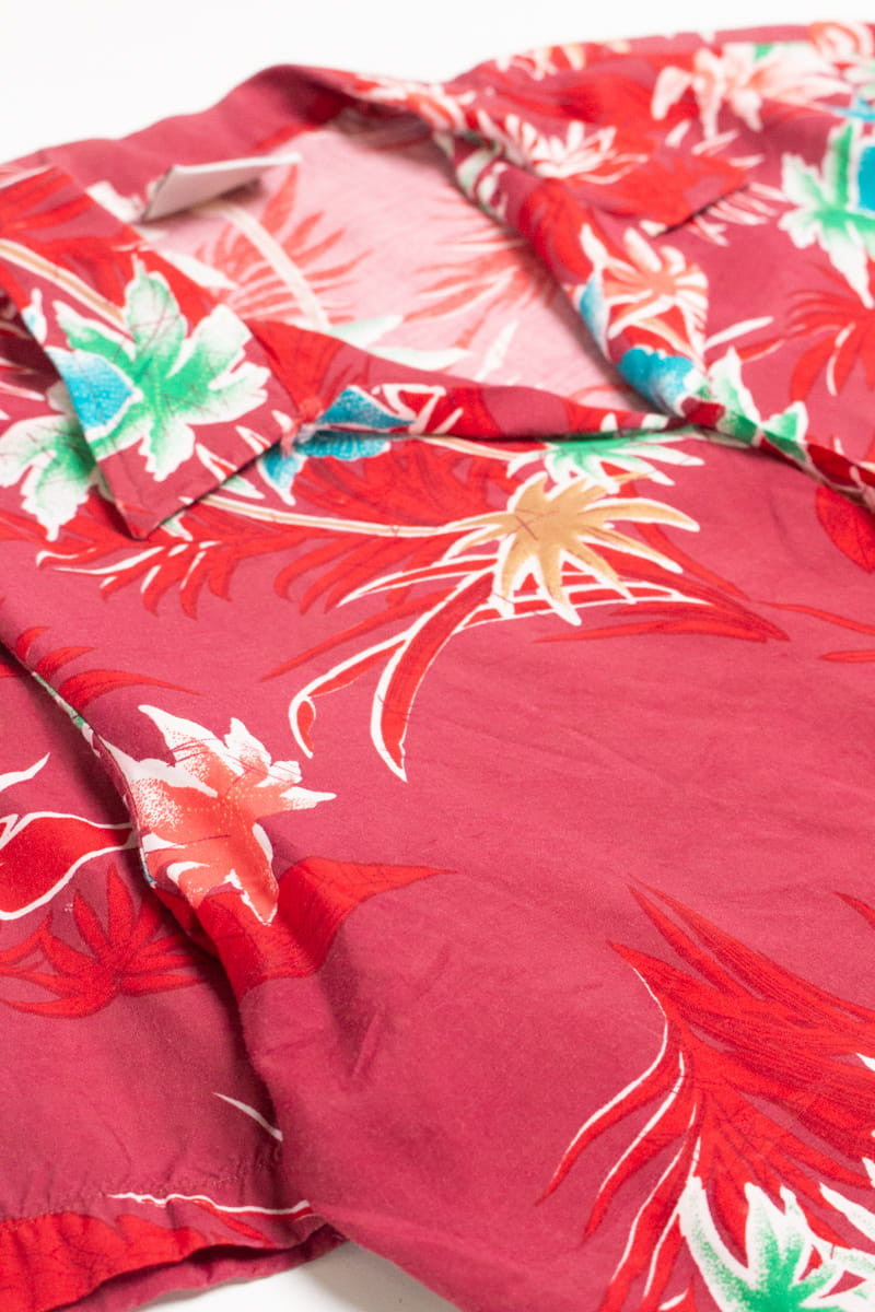Vintage Red Kennington Hawaiian Shirt