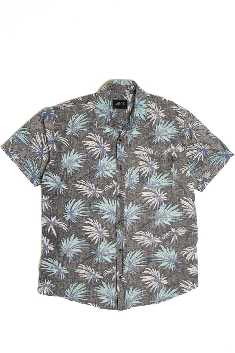 Palm Fronds Print Hawaiian Shirt