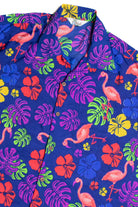Flamingo Blue Hawaiian Shirt 2253
