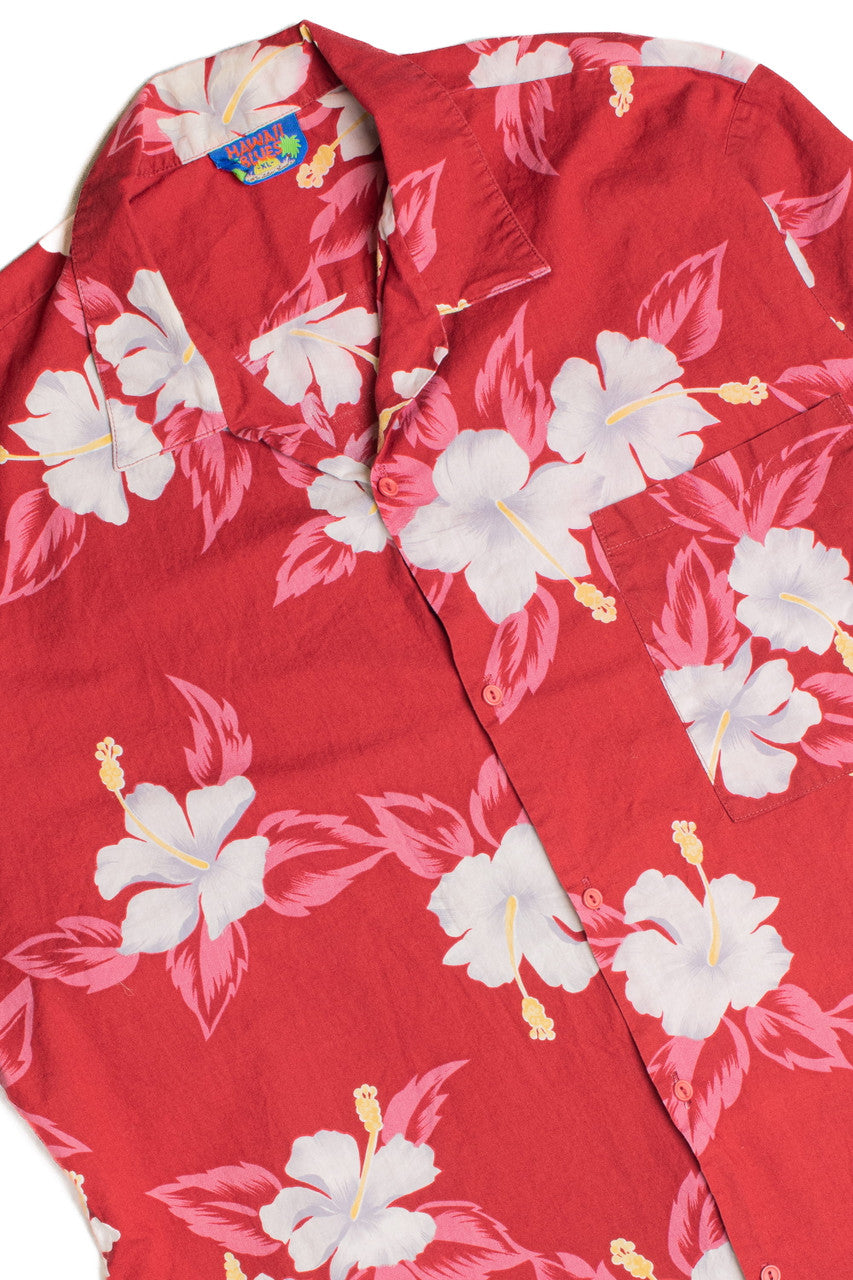Red Hawaiian Shirt 2274