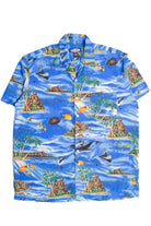  GJC Blue Hawaiian Shirt 2277